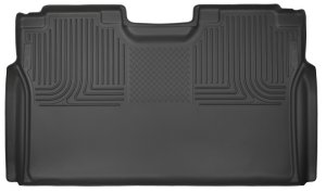 Ford F-150 Floor Mats - Rear - Husky Liners - WeatherBeater - Black - `15-`23 Ford F-150 Floor Mats - Rear - Husky Liners - WeatherBeater - Black - `15-`23